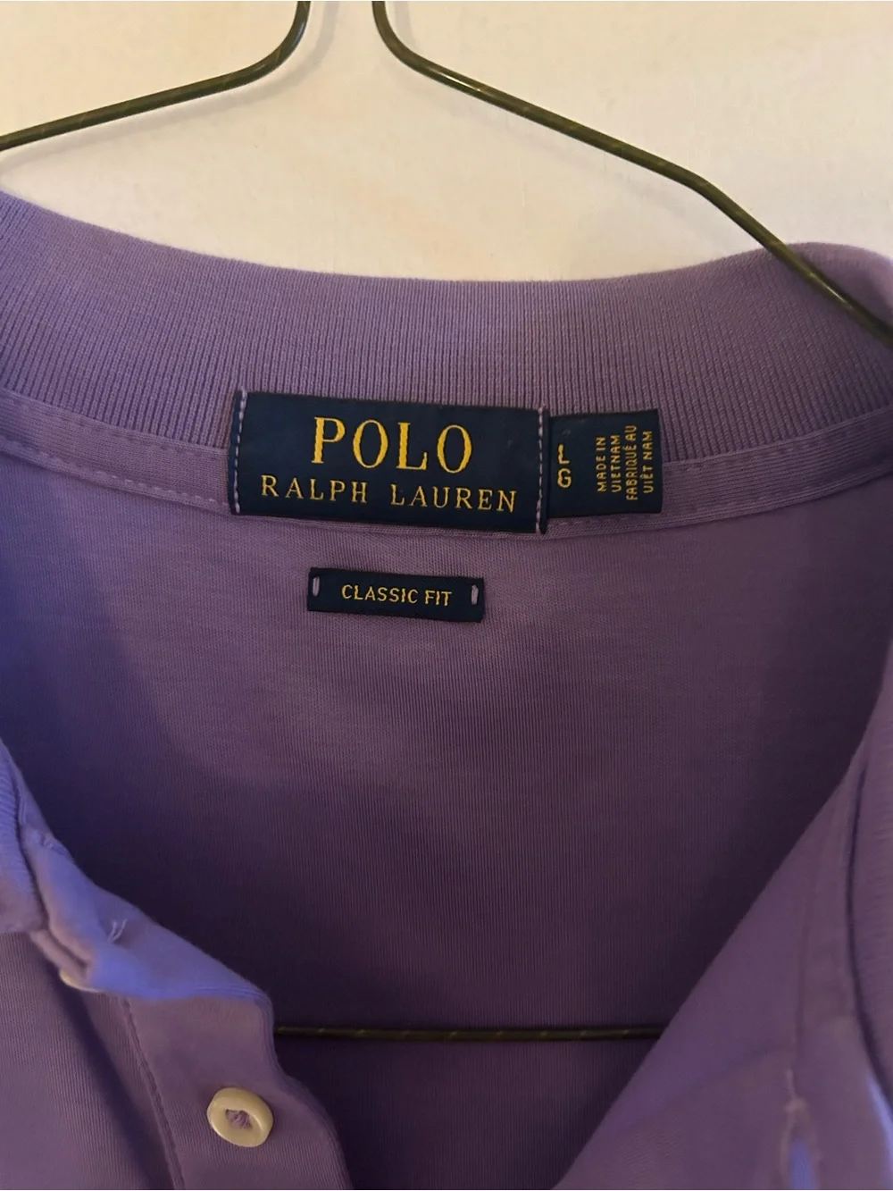 Polo by Ralph Lauren Men's Purple Short-Sleeve Polo